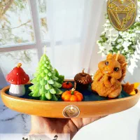 شمع های ترند و پاییزی در کارگاه شمع سازی الماس من|صنایع دستی و سایر لوازم تزئینی|حمیدیا, |دیوار