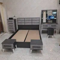 سرویس خواب مدل چوبی ۲۰۲۵|تخت و سرویس خواب|رشت, سیا اسطلخ|دیوار