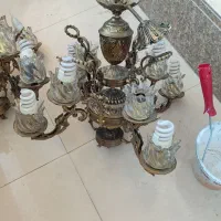 لوستر طرح برنز|لوستر و چراغ آویز|تبریز, |دیوار