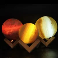 آباژور سنگ نمک|چراغ خواب و آباژور|خرم‌آباد, |دیوار