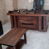 میز و صندلی مدیریت.نیم ست ۴نفره|دفتر کار|کرج, جهان‌شهر|دیوار