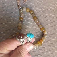 فروش دوعددانگشترویک نسبی سنگ باارزش