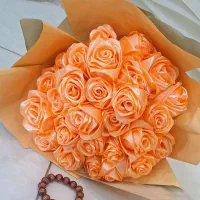 فروش  دسته گل روبانی شیک