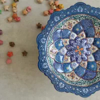 شیرینی خوری میناکاری|صنایع دستی و سایر لوازم تزئینی|ساوه, |دیوار