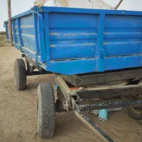 تریلی چهار چرخ تریلی کفی مرتب و آماده به کار تک جک