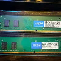 رم Crusial 8G Ddr4 3200 CL22 در حد آکبند