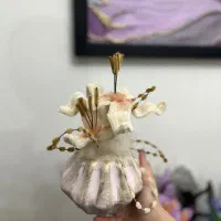 اول کارمه گل درست میکنم ممنونم حمایت میکنین|صنایع دستی و سایر لوازم تزئینی|تبریز, |دیوار