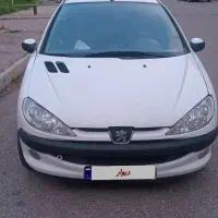 پژو ۲۰۶ سفید تمام رنگ