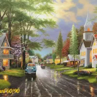 تابلو نقاشی رنگ روغن