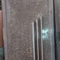 درب حیاط اهنی سه لنگه