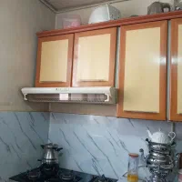 کابینت اهنی و هود سینگ|کتابخانه، شلف، قفسه‌های دیواری|گلستان (تهران), |دیوار