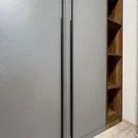 کمد دیواری مدرن طوسی|جاکفشی، کمد، دراور|خاوران, |دیوار