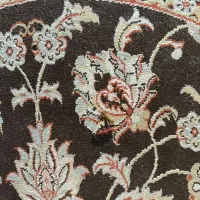قالیچه گرد ماشینی یک جفت