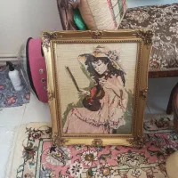 تابلوی کوبلن دختر نوازنده
