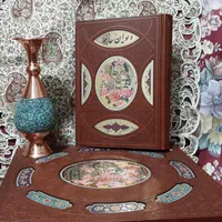 دیوان حافظ وزیری تمام مصور به همراه گلدان مسی|کتاب و مجله تاریخی|تهران, دریا|دیوار