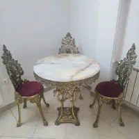 صندلی و میز برنز