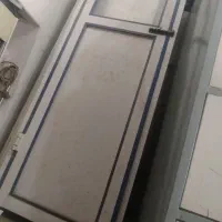 درب آلومینیومی استوک در حد نو با چارچوب