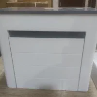 روشویی کابینتی آنتیک سفید وطوسی کوچک|لوازم سرویس بهداشتی|آبادان, |دیوار