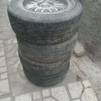 رینگ اسپورت سایز۱۵ برند اونکی به همراه لاستیک|قطعات یدکی و لوازم جانبی|ری, تقی آباد|دیوار