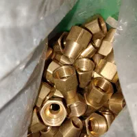 تعداد ۱۰۰۰ عدد پیچ مهره قطعه برنج برنجی نو