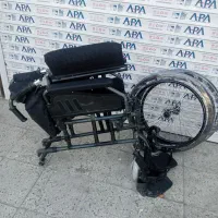 ویلچر آلومینیومی حرفه ای خارجی چرخ پینی