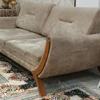 مبل ۸ نفره تخت شو همراه میز جلو مبلی و عسلی چوبی