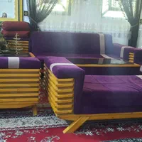 مبل ۸نفره با میز پزیرایی وسط و میز کنج|مبلمان خانگی و میز عسلی|نهاوند, |دیوار