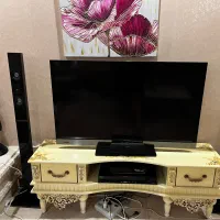 میز تلویزیون چوبی نقاشی دست نونو