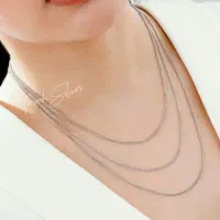 گردنبند مجلسی زنانه شیک و خاص جواهر گونه