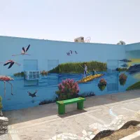نقاشی دیواری. «منظره»
