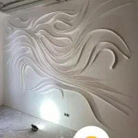 نقاشی ساختمان پتینه گچبری