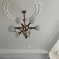 دو عدد لوستر|لوستر و چراغ آویز|مهاباد (آذربایجان غربی), |دیوار