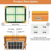 پروژکتور شارژی خورشیدی 300 وات اکبند تعداد محدود|لامپ و چراغ|بانه, |دیوار