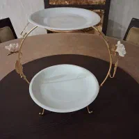ظرف شیرینی خوری ..اردو خوری گل رز والتر آلمان