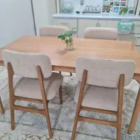 میز ناهاری ۶ نفره چوب راش