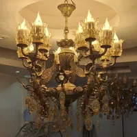 لوستر فرشته سنگین۱۵ شعله|لوستر و چراغ آویز|هشتگرد, شهرک ولیعصر (مصلی)|دیوار