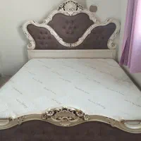 سرویس خواب دو نفره تمام چوب راش