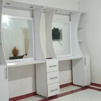 میز آرایش با آینه و کشو|مبلمان خانگی و میز عسلی|چالوس, |دیوار