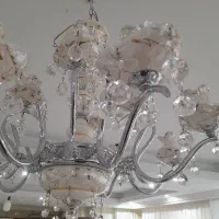 لوستر سرامیکی ۸ شاخه ۱۲ شعله|لوستر و چراغ آویز|تهران, آهنگ|دیوار