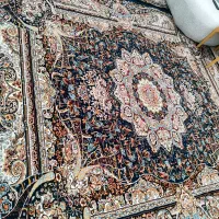 یک جفت فرش ۷۰۰ شانه نگین مشهد پرز بلند