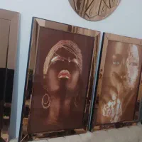 پنج تیکه ساعت دیواری شیک و تابلو