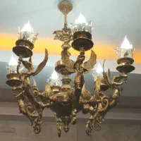 دو عدد لوستر فرشته آبکاری طلا|لوستر و چراغ آویز|تهران, مشیریه|دیوار