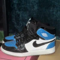 جردن وان ساقدار ابی رنگ ورنی کاستوم