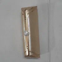 کیف مجلسی (کلاچ) طلایی|کیف، کفش، کمربند|ساری, |دیوار