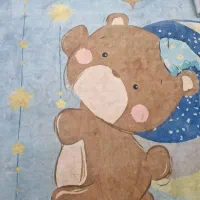 ست فرش و پرده اتاق کودک