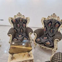 مبل هفت نفره همراه نهارخوری هشت نفره