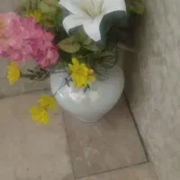 گل همراه گلدان