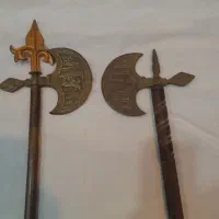 دوتا تبرزین برنجی قدیمی