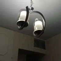 لوستر تمام استیل درحد نو|لوستر و چراغ آویز|تهران, اسفندیاری|دیوار