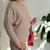 بلوز ترک آستین کارشده